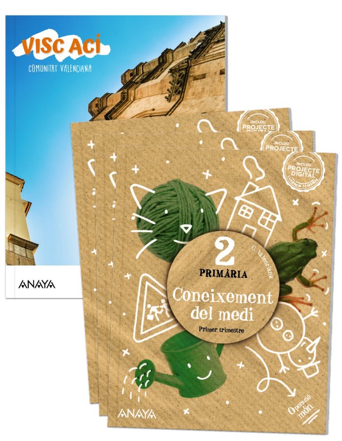 CONEIXEMENT MEDI 2º de Primaria VALENCIA OPERAC,MUNDO 22 | BUSTOS JIMENEZ, ANTONIO/CASCANTE MIGUELE | 9788414310502 (Anaya Texto)