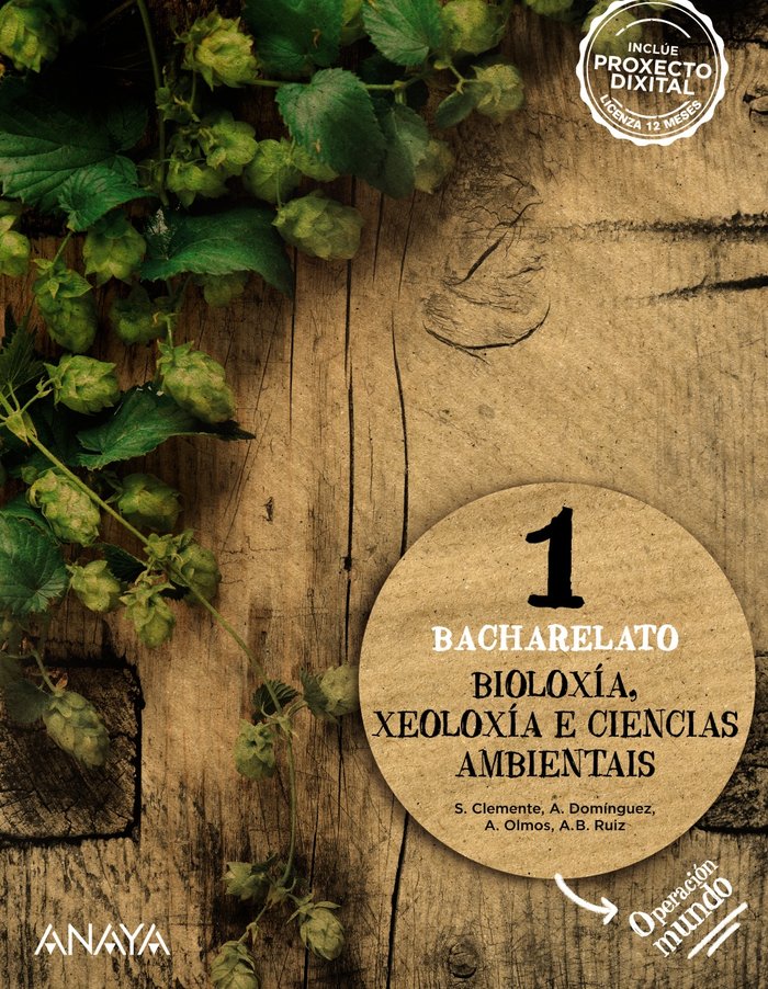 ✅ BIOLOXIA XEOLOXIA AMBIENTAIS 1ºNB GALICIA OPERAC,MUNDO 22 I CLEMENTE ROCA, SILVIA/DOMINGUEZ CULEBRAS I ANAYA TEXTO I 9788414311349
