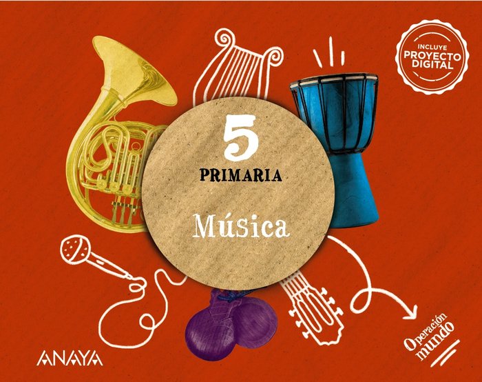Música 5 | Varios autores | 9788414313046 (Anaya Texto)