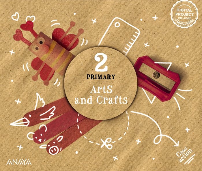 ARTS AND CRAFTS 2º de Primaria ST GLOBAL ACTION 22 | OVIEDO MELGARES, ANA TERESA | 9788414313190 (Anaya Texto) Imagen principal del producto