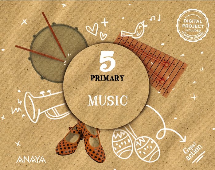 Music 5. Pupil's Book | Varios autores | 9788414313435 (Anaya Texto)