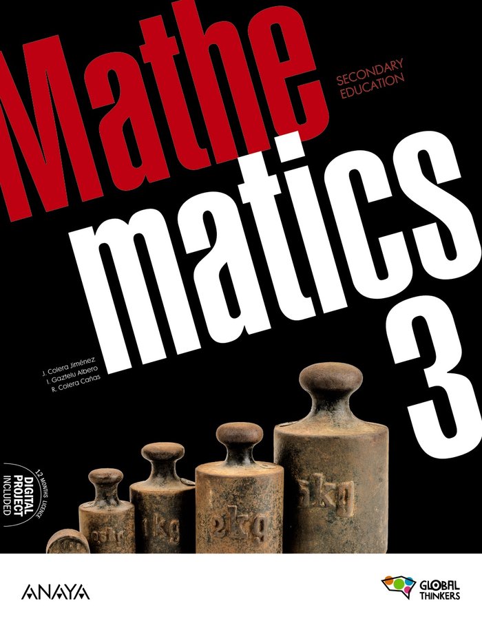 Mathematics 3. Student's Book | Varios autores | 9788414313671 (ANAYA TEXTO) Imagen principal del producto