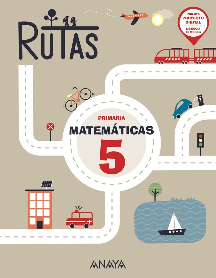 Matemáticas 5. RUTAS. | Varios autores | 9788414314692 (Anaya Texto) Imagen principal del producto