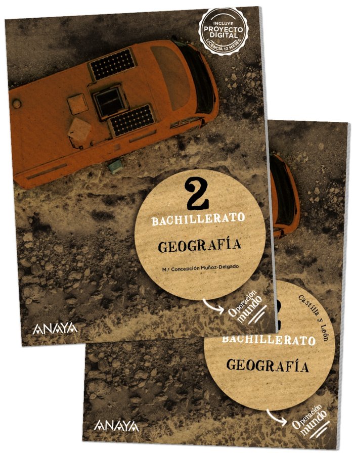✅ GEOGRAFIA 2ºBACH LEON + ADENDA OPERAC,MUNDO 23 - 9788414317976