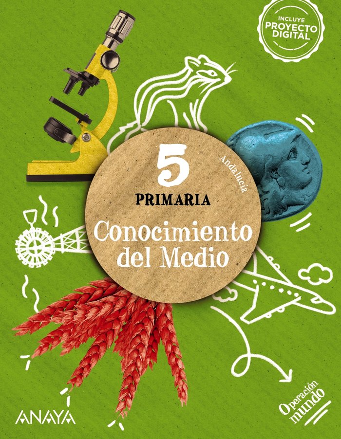 Conocimiento del medio 5 | Varios autores | 9788414317990 (Anaya Texto) Imagen principal del producto