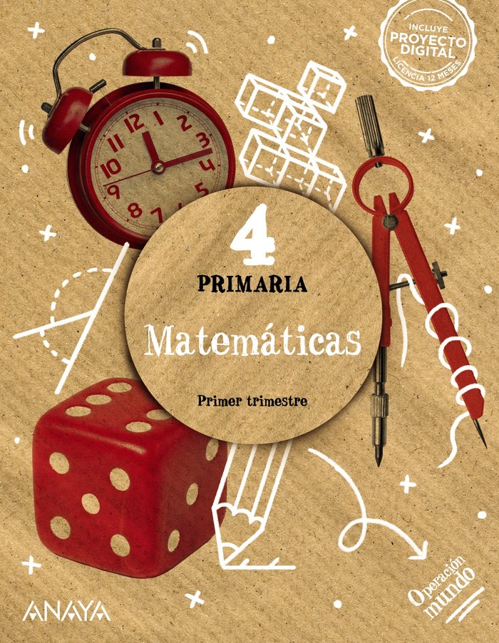 Matemáticas 4 | Varios autores | 9788414319802 (Anaya Texto) Imagen principal del producto