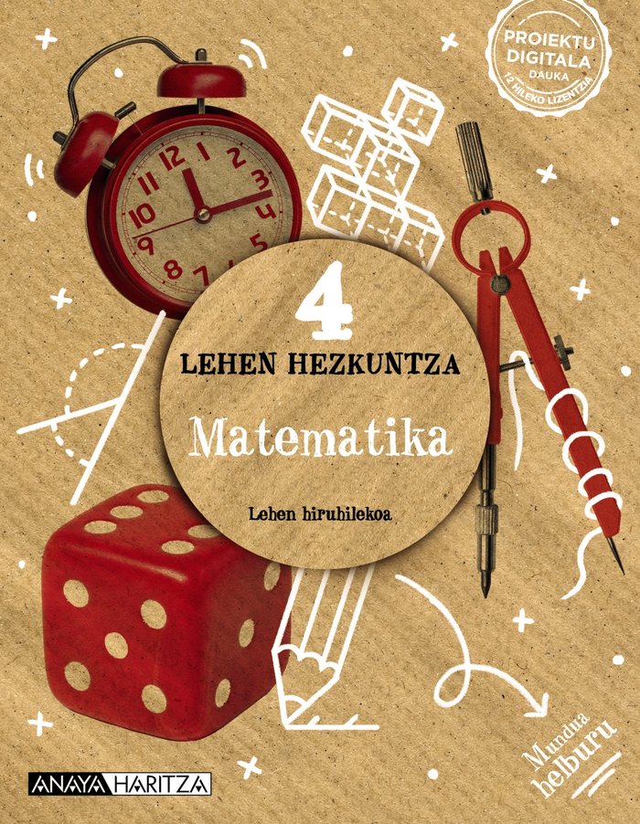 Matematika 4. | Varios autores | 9788414320068 (Anaya Texto) Imagen principal del producto