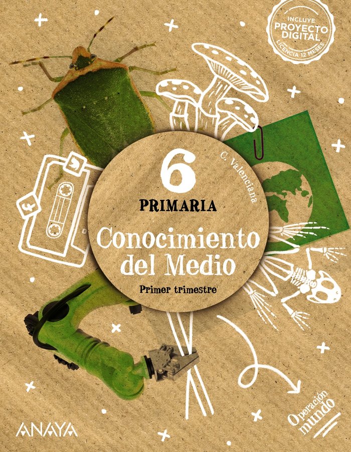 Conocimiento del medio 6. | Varios autores | 9788414323205 (Anaya Texto)