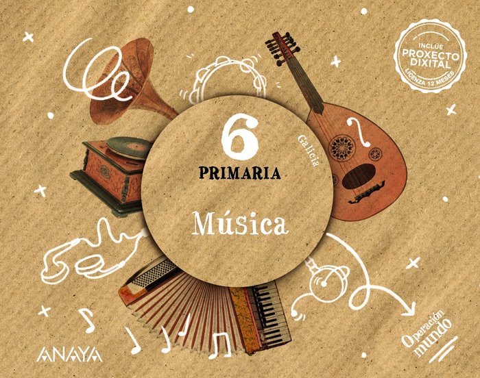 Música 6 | Varios autores | 9788414324097 (Anaya Texto)