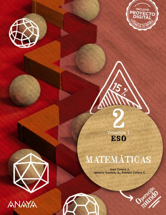 ✅ MATEMÁTICAS 2º ESO VV.AA. ANAYA - 9788414324950 Imagen principal del producto