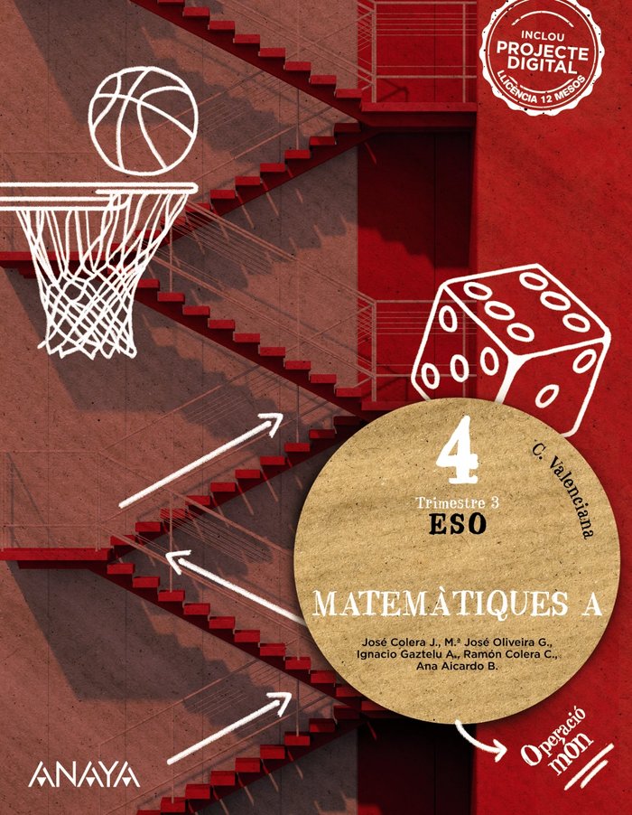 Matemàtiques A 4 | Varios autores | 9788414325230 (ANAYA TEXTO)