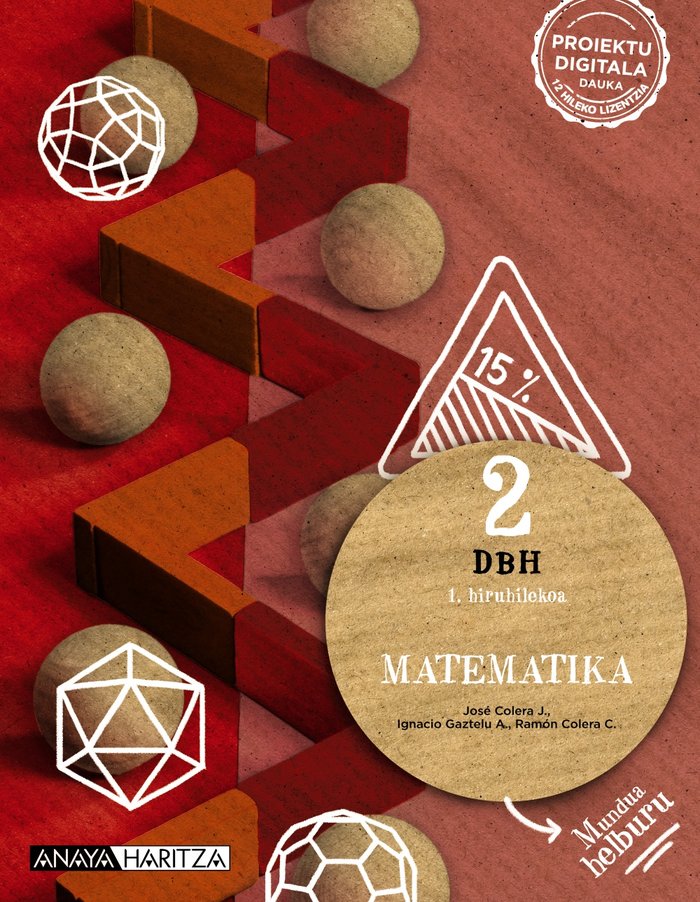 Matematika 2 | Varios autores | 9788414325353 (ANAYA TEXTO) Imagen principal del producto
