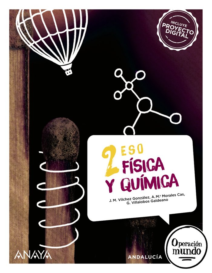 Física y Química 2 | Varios autores | 9788414325926 (ANAYA TEXTO) Imagen principal del producto