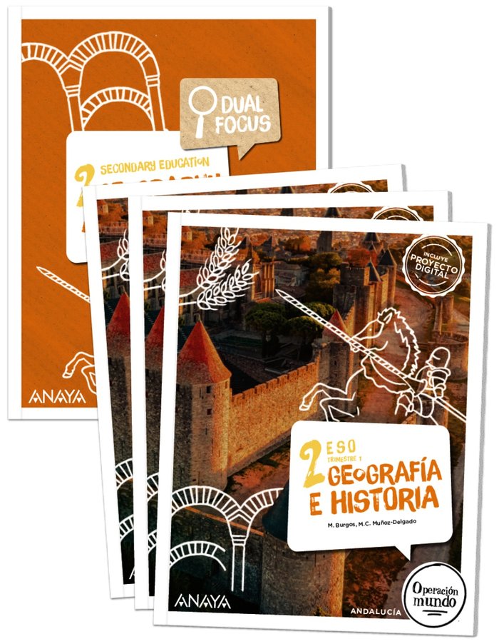 Geografía e Historia 2. (Trimestres + Dual Focus) | Varios autores | 9788414326404 (ANAYA TEXTO) Imagen principal del producto