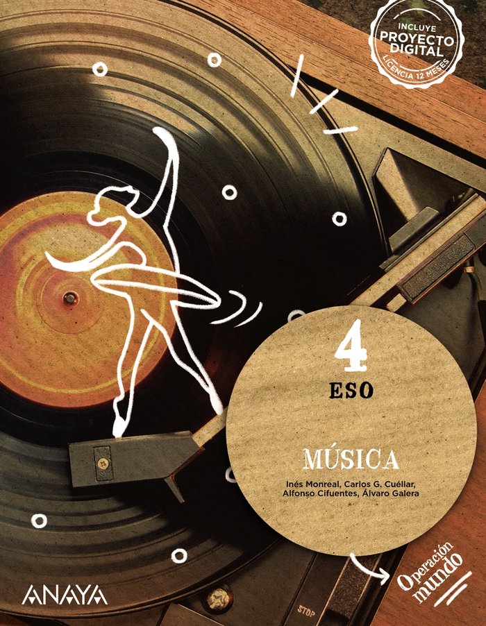 Música 4 | Varios autores | 9788414328637 (ANAYA TEXTO) Imagen principal del producto