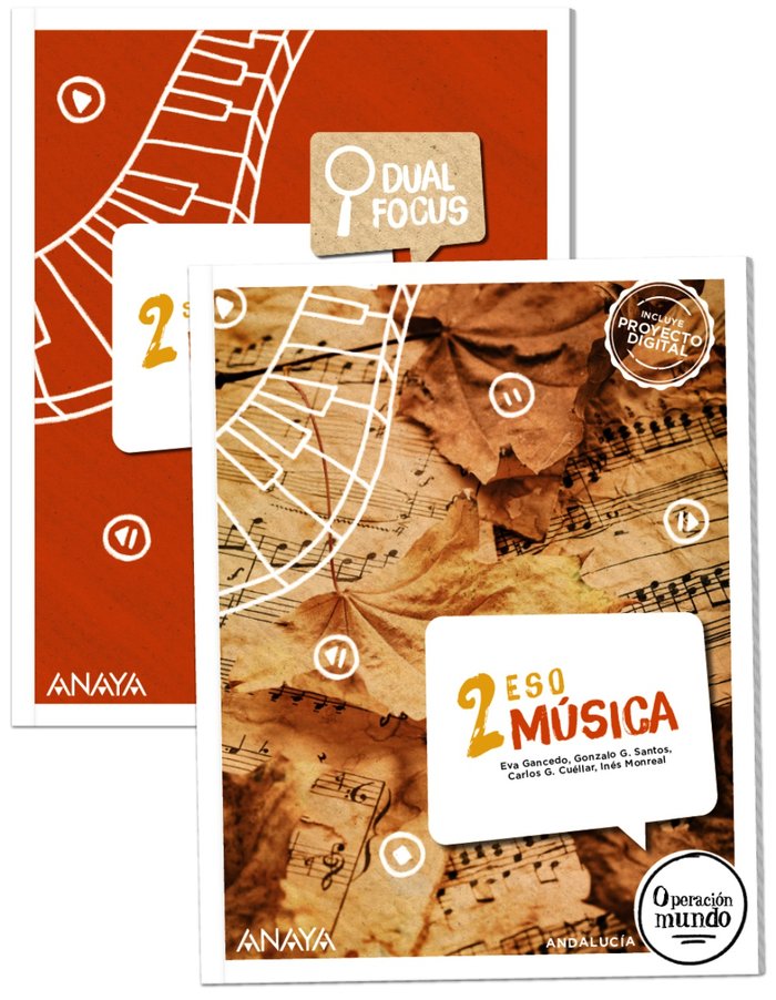 Música 2. + Dual Focus Music | Varios autores | 9788414328675 (ANAYA TEXTO) Imagen principal del producto