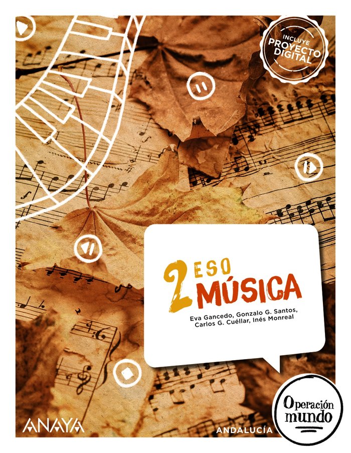 Música 2 | Varios autores | 9788414328682 (ANAYA TEXTO) Imagen principal del producto