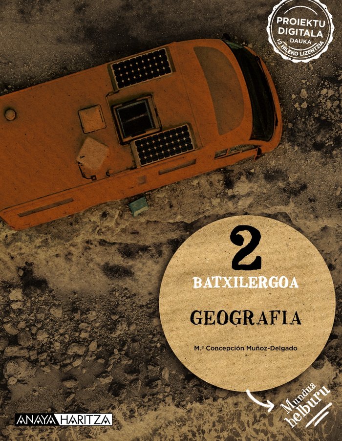 ✅ GEOGRAFIA 2ºBACH EUSKERA 23 - 9788414329344 Imagen principal del producto