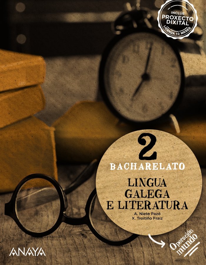 ✅ LINGUA GALEGA 2ºBACH GALICIA OPERAC,MUNDO 23 - 9788414329535 Imagen principal del producto