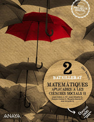 ✅ MATEMATIQUES APL,CIENCIES SOCIALS II 2ºBACH BALEARS 23 I COLERA JIMENEZ, JOSE/OLIVEIRA GONZALEZ, I ANAYA TEXTO I 9788414329672