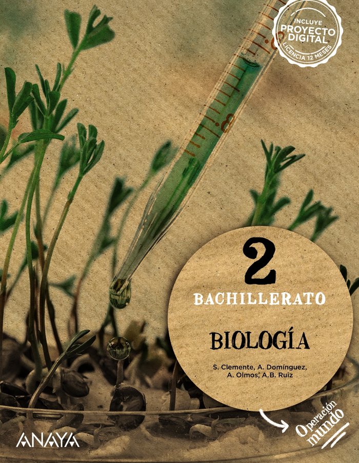 ✅ BIOLOGIA 2ºBACH 23 OPERACION MUNDO - 9788414329771 Imagen principal del producto