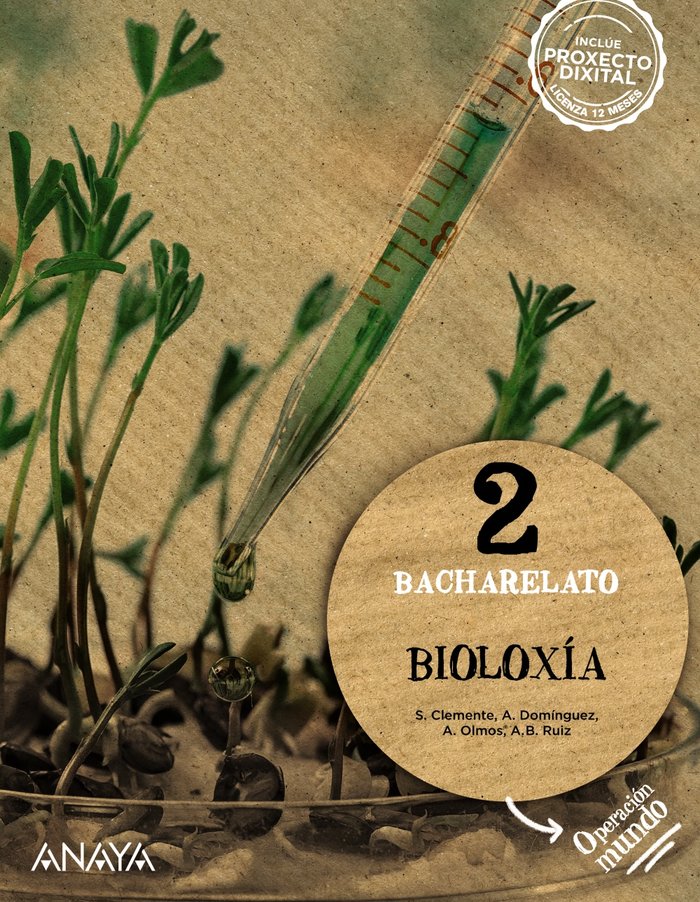 ✅ BIOLOXIA 2ºBACH GALICIA OPERAC,MUNDO 23 - 9788414329818