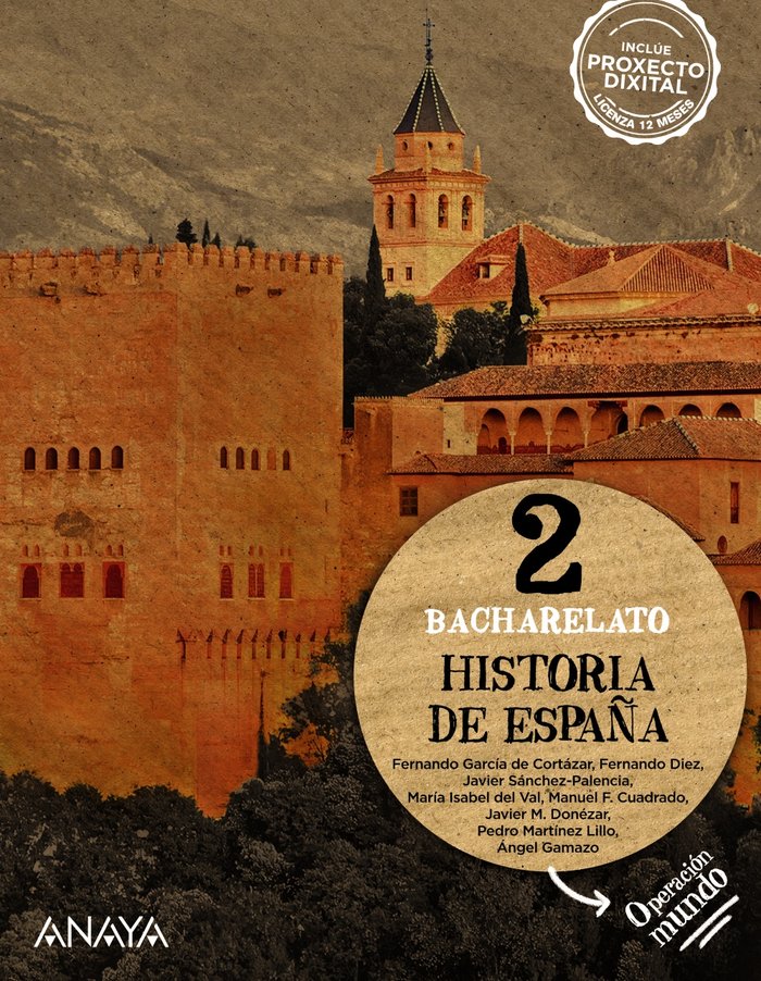 ✅ HISTORIA DE ESPAÑA 2ºBACH GALICIA OPERAC,MUNDO 23 - 9788414330036
