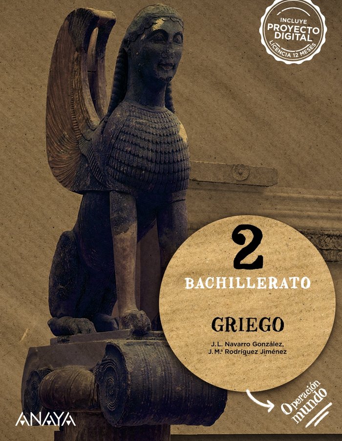 ✅ GRIEGO 2ºBACH 23 OPERACION MUNDO - 9788414330173 Imagen principal del producto
