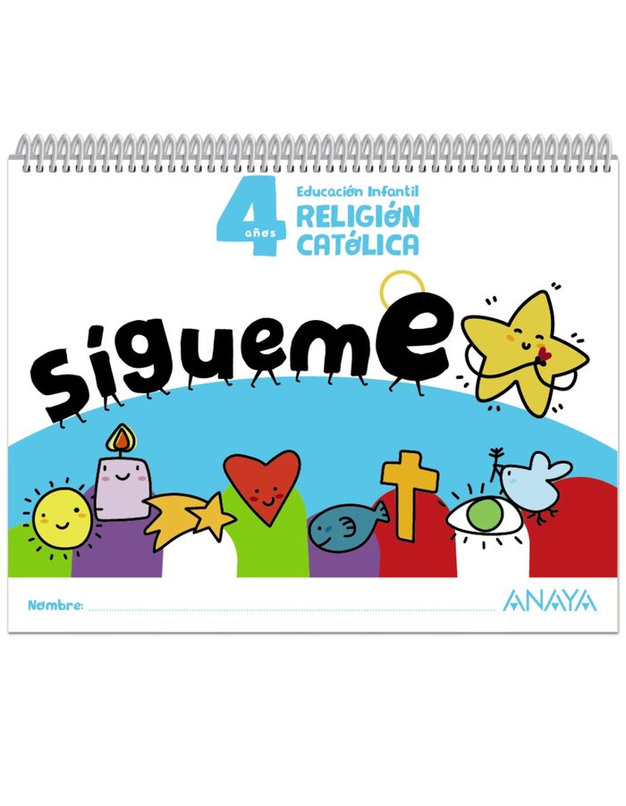 SIGUEME RELIGION CATOLICA EI 4AÑOS 24 | AA,VV | 9788414338247 (Anaya Texto)