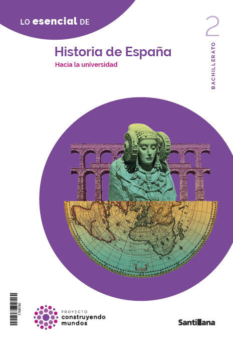 ✅ HISTORIA DE ESPAÑA 2ºBACH 23 CONSTRUYENDO MUNDOS - 9788414408797
