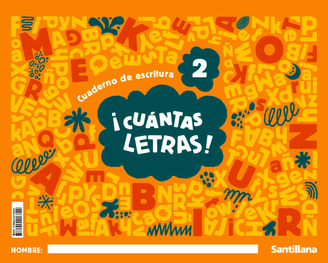 CUANTAS LETRAS NIVEL 2 3 AÑOS 25 MIS LETRAS | Varios Autores | 9788414416822 (Santillana) Imagen principal del producto