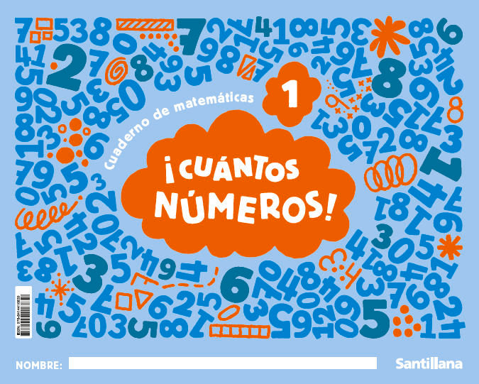 CUANTOS NUMEROS CUADERNO NIVEL 1 3 AÑOS 25 MIS NUMEROS | Varios Autores | 9788414416839 (Santillana) Imagen principal del producto