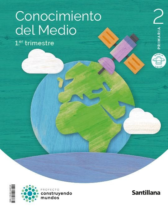 CONOCIMIENTO MEDIO 2º de Primaria M,LIGERA 23 CONSTRUYENDO MUNDOS | AA,VV | 9788414448120 (Santillana) Imagen principal del producto