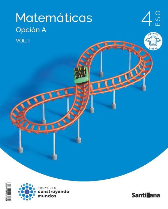 MATEMATICAS A MOCHILA LIGERA 4ºESO CONSTRUYENDO MUNDOS | Varios autores | 9788414448786 (SANTILLANA) Imagen principal del producto