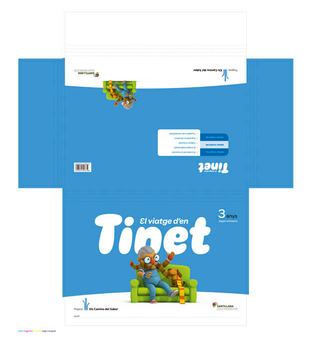 TINET 3ANYS 2oTRIMESTRE CATALAN 13 GRUGLO03EI | Varios Autores | 9788415435426 (Grup Promotor Santillana)