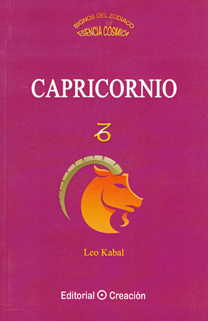 CAPRICORNIO I Kabal,Leo I Creacion Editorial I 9788415676355 Imagen principal del producto