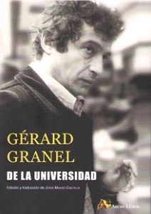 DE LA UNIVERSIDAD | GRANEL, GERARD | ARENA LIBROS | 9788415757368
