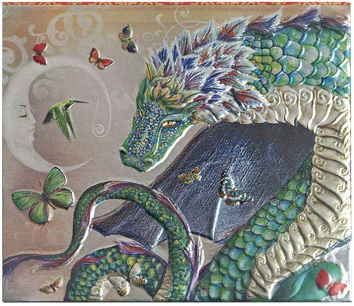 CUADERNO BLOCK&MIRROR DRAGON | Nan | 9788416586707 (Boncahier) Imagen principal del producto