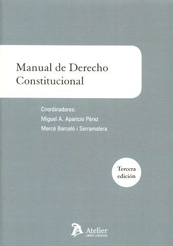 MANUAL DE DERECHO CONSTITUCIONAL - 9788416652228 Imagen principal del producto