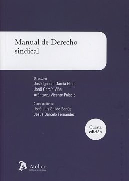 MANUAL DE DERECHO SINDICAL - 9788416652587 Imagen principal del producto