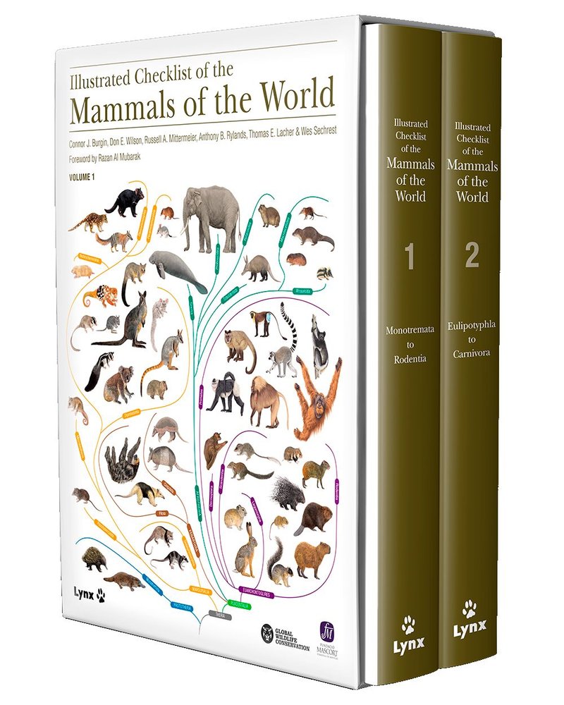 ILLUSTRATED CHECKLIST OF THE MAMMALS OF THE WORLD 2T - 9788416728367 Imagen principal del producto