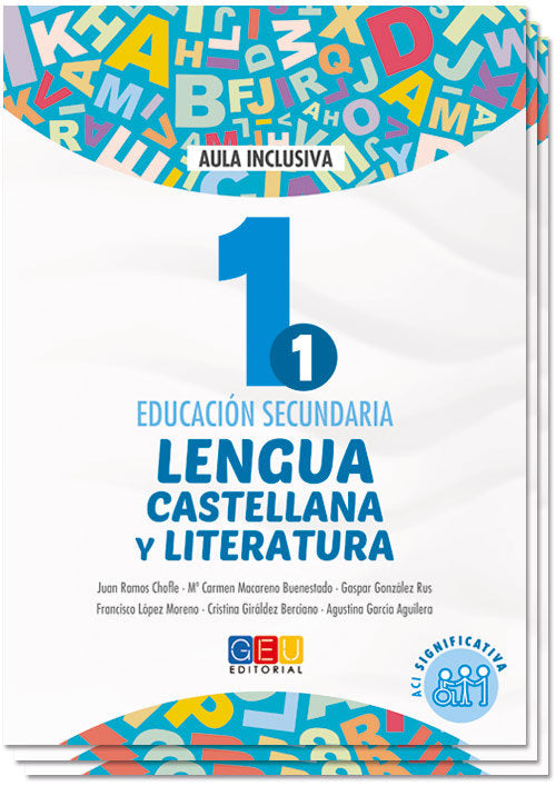 Lengua Castellana y Literatura 1 Educación Secundaria - ACI Significativa (3 tomos) | Editorial GEU | Varios autores | 9788416729920 (GEU) Imagen principal del producto