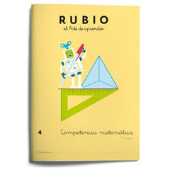 COMPETENCIA MATEMATICA 4 RUBIO | RUBIO POLO,ENRIQUE | RUBIO | 9788416744138