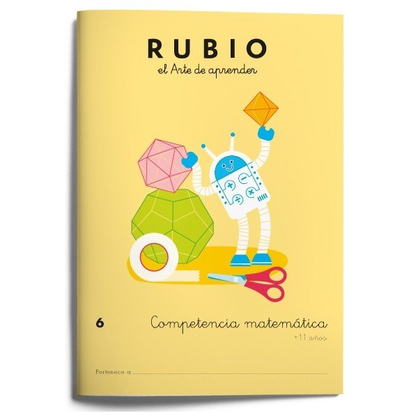 COMPETENCIA MATEMATICA 6 RUBIO | RUBIO POLO,ENRIQUE | RUBIO | 9788416744169 Imagen principal del producto