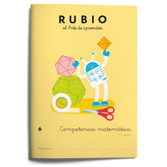 COMPETENCIA MATEMATICA 6 RUBIO | RUBIO POLO,ENRIQUE | RUBIO | 9788416744169