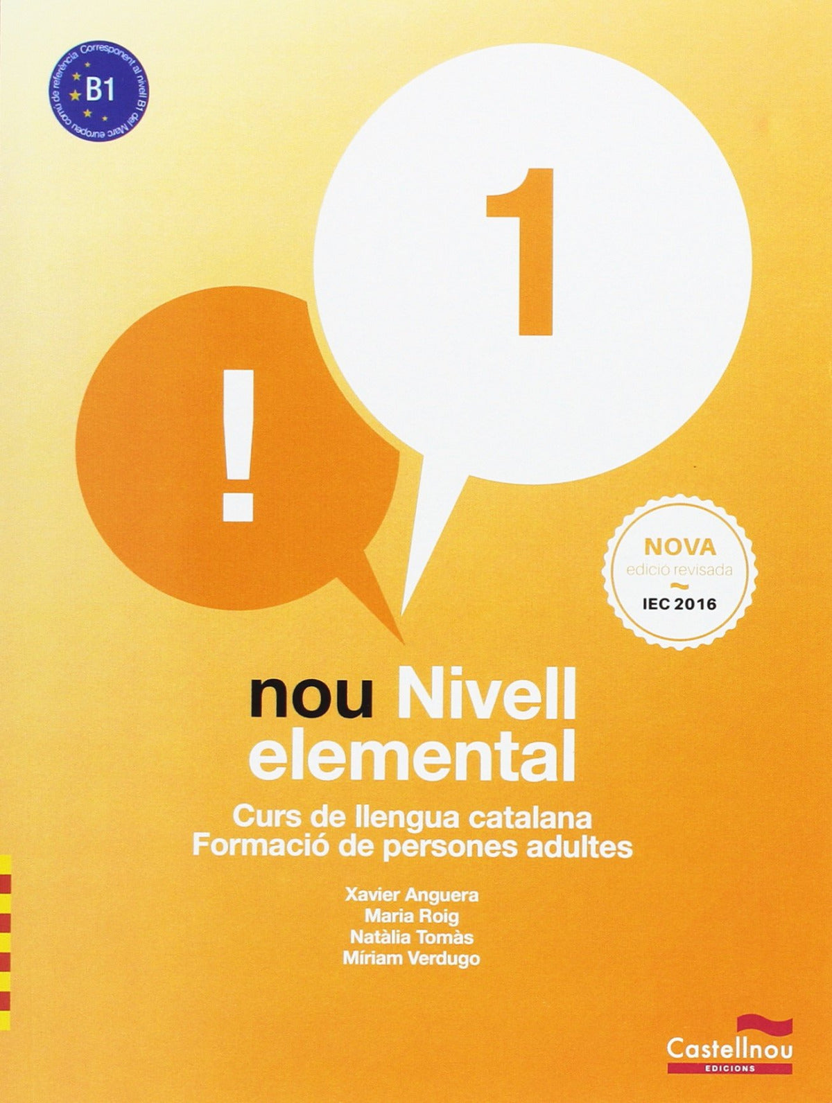 Nou Nivell Elemental 1: Curs de Llengua Catalana-Formació de Persones Adultes