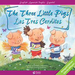 THE THREE LITTLE PIGS TRES CERDITOS,LOS | Aa,vv, | 9788417079000 (Pluton kids)