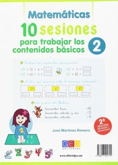 10 SESIONES PARA TRABAJAR CONTENIDOS BASICOS 2 | MARTINEZ ROMERO,JOSE | GEU | 9788417201715