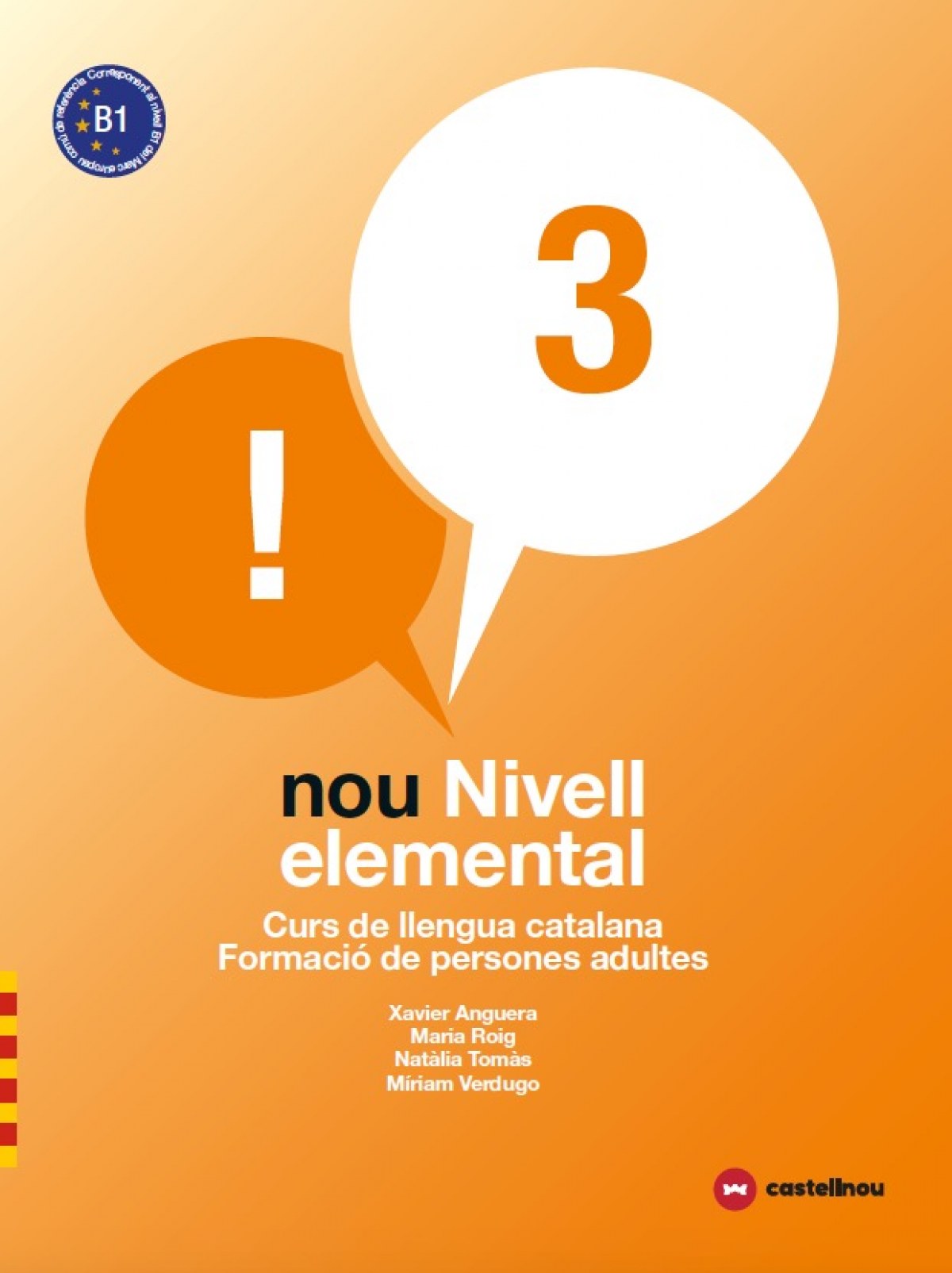 NOU NIVELL ELEMENTAL 3: Curs de Llengua Catalana-Formació de Persones Adultes