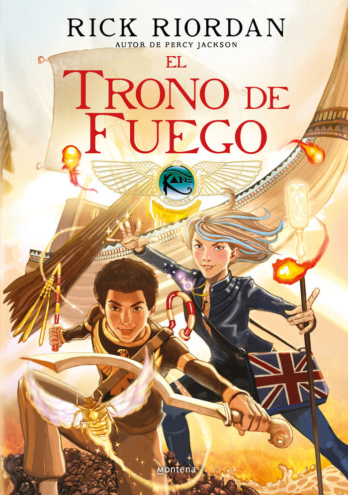 TRONO DE FUEGO - LAS CRONICAS DE LOS KANE, COMIC 2,EL | Riordan, Rick | 9788417460891 (Montena) Imagen principal del producto